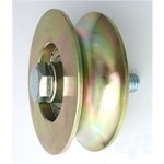 ROLKA METALOWA 79MM ŁOŻYSKOWANA, NA RURĘ 1/2'' RJR-79-26