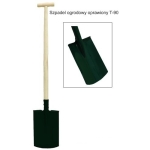 SZPADEL OGRODOWY OPRAWNY, UCHWYT T