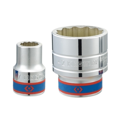 NASADKA KRÓTKA 12-KĄTNA CHROMOWANA 3/4'' 46MM