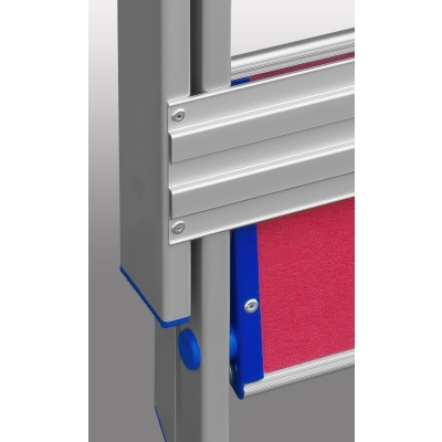 SCHODKI SKŁADANE 93CM 4 STOPNIE + PORĘCZ