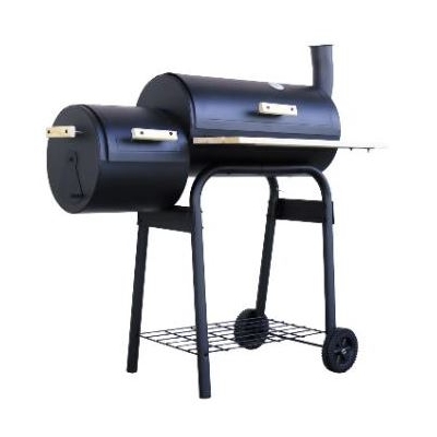 GRILL WĘGLOWY NA KÓŁKACH Z FUNKCJĄ WĘDZENIA